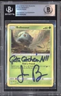 Pokemon Jason Paige signed 2019 Detective Pikachu 1 Bulbasaur BGS Auth Auto