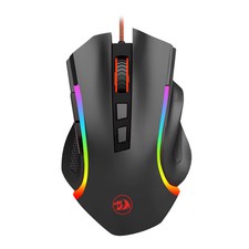 REDRAGON - Griffin M607 Wired Optical Gaming Mouse - Wired - Black
