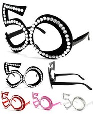 1 pair FIFTY 50'S NOVELTY PARTY GLASSES sunglasses 273 men women eyewear new