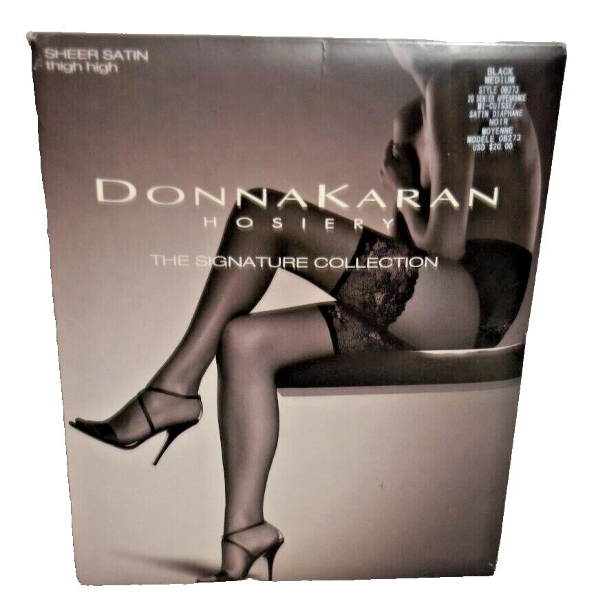 Medias de Nylon y Donna Karan Medias hasta el muslo para mujeres