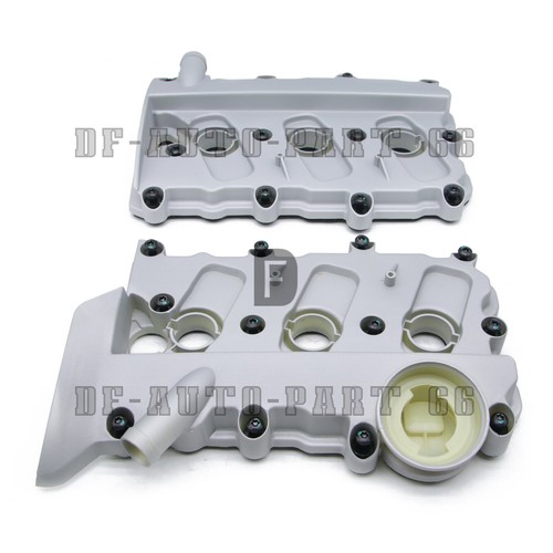 OEM Engine Valve Covers 06E103471G 06E103472L For Audi A4 A6 2.4 3.2L - Picture 3 of 6