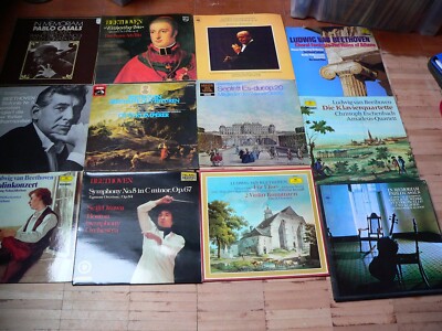 LP SET Beethofen LPs Classik Konvult Platten