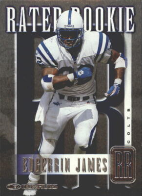 1999 Donruss Rated Rookies #RR8 Edgerrin James /5000 - NM-MT