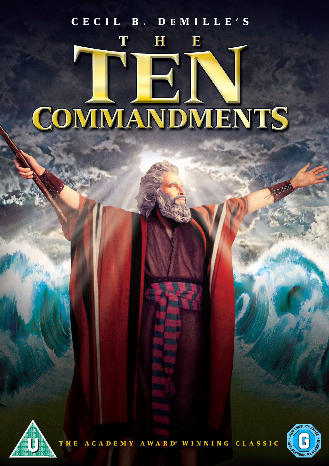 Ten Commandments 2013 (2 Dvd) (DVD) Charlton Heston Yul Brynner Anne Baxter
