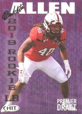 SAGE-HIT Dakota Allen RC BROWNS BRONCOS JAGUARS RAIDERS RAMS Texas Tech