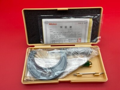 Mitutoyo 103-136 Outside Micrometer 1-2'' .001'' Carbide Faces  IN STOCK