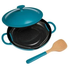 Curtis Stone Dura-Pan+ Nonstick All Day Chef's Pan with Steamer & Tool