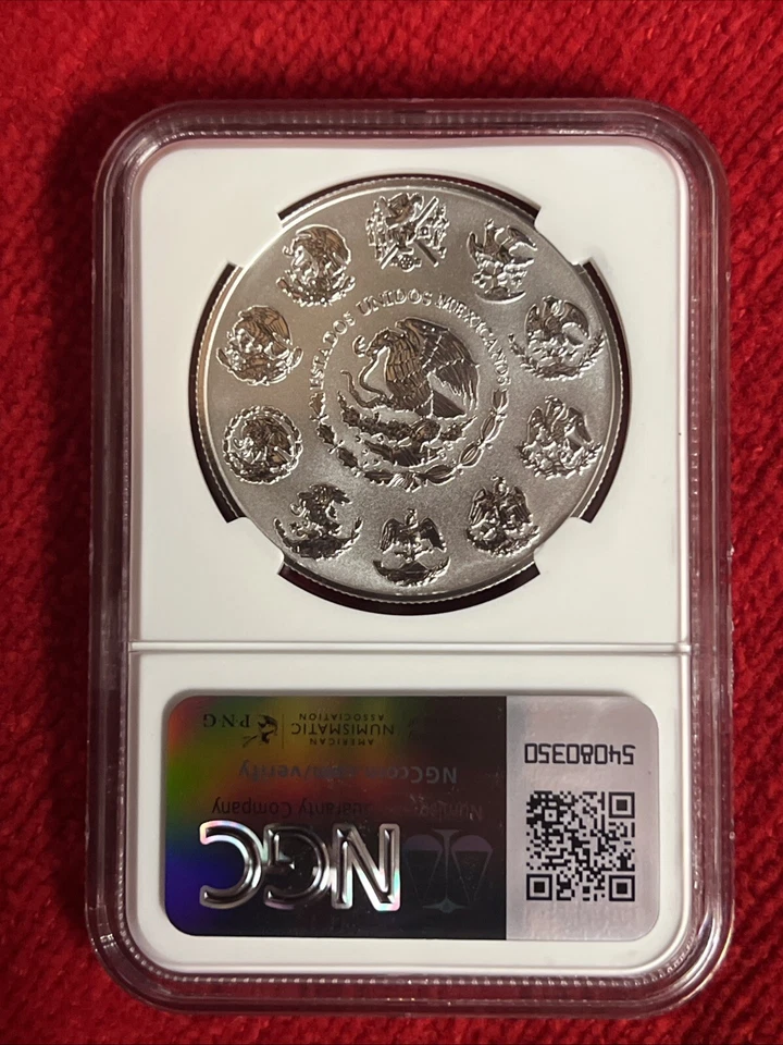 2024 Mexico 1 Onza Silver Reverse Proof Libertad NGC RPR 70 Mexico 🇲🇽 Label - Image 2 of 4