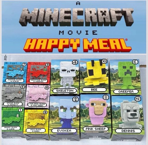 👾2025 McDonald’s A Minecraft Movie Kids Happy Meal Toy or Set👾 - Picture 6 of 31