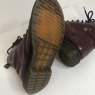 Dr. Martens Air Wair Boots Lace up burgundy leather size 37. Dr. Martens Air Wair Boots Lace up burgundy leather size 37  main image 4