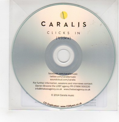 (GE557) Caralis, Clicks In - 2014 DJ CD