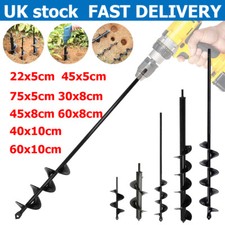 Auger Drill Bit for Planting Auger Drill Bit For Garden Yard Earth Planter 8SIZE