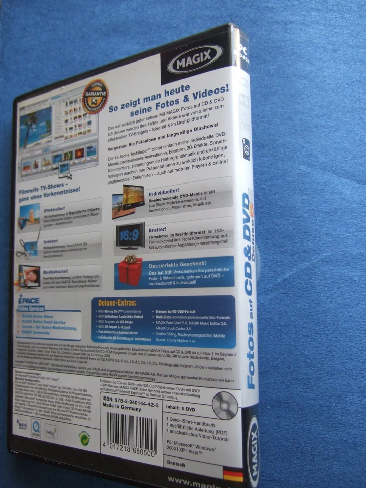 Magix Fotos auf CD / DVD Deluxe 6,5 | Software | Zustand sehr gut - Bild 2 von 4