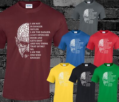 ICH BIN DERJENIGE, DER KLOPFT! HERREN T-SHIRT COOL MODE BREAKING SCHLECHT METHYLAMIN TOP