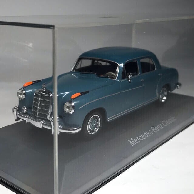 ミニチャンプス メルセデスベンツ 220 S クラシックコレクション 1/43 MINICHASMPS Mercedes Benz 220S Blue w/ Box Japan Dealer