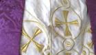 Vintage Priest Robe Pastor Cassock Clergy Coat Catholic Antique Robe & Sashes — photo 8