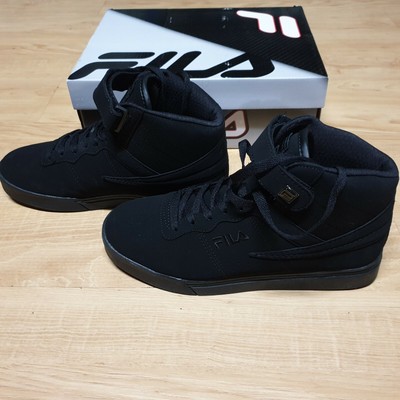 fila black suede shoes