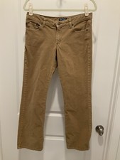 Polo Jeans Co.Ralph Lauren Vintage Pants 8 Women  s Corduroy Brown Straight Leg