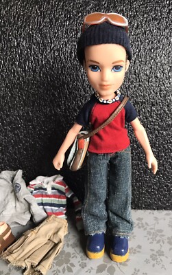 BRATZ BOYZ 10  DOLL, 1st EDITION KOBY, 2003, w/2 ORIGINAL OUTFITS, GOOD!
