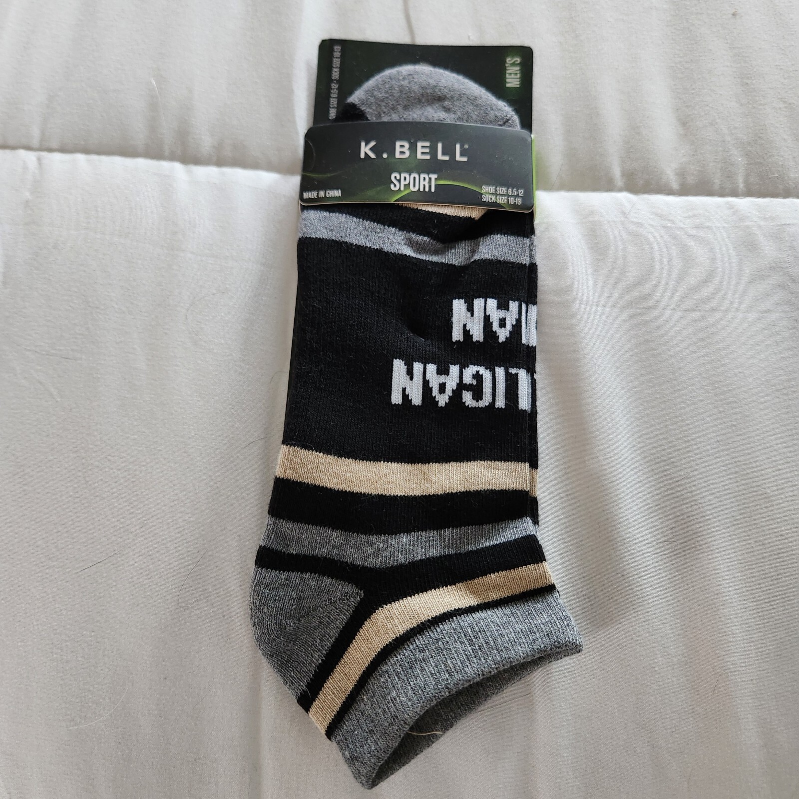 Sport Ankle Socks K Bell Golf Mulligan Man Men Sock Size 10-13 Shoe Size 6.5-12-image