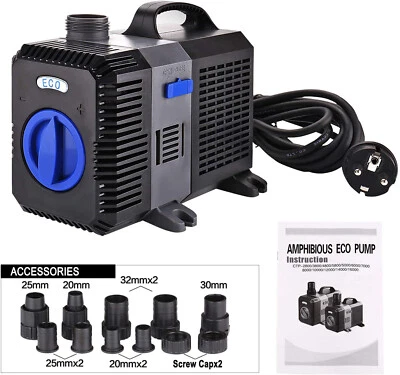 FOREVER SPEED 3000-12000l/h Teichpumpe SuperECO Bachlaufpumpe CTP Filterpumpe Teich TauchPumpe