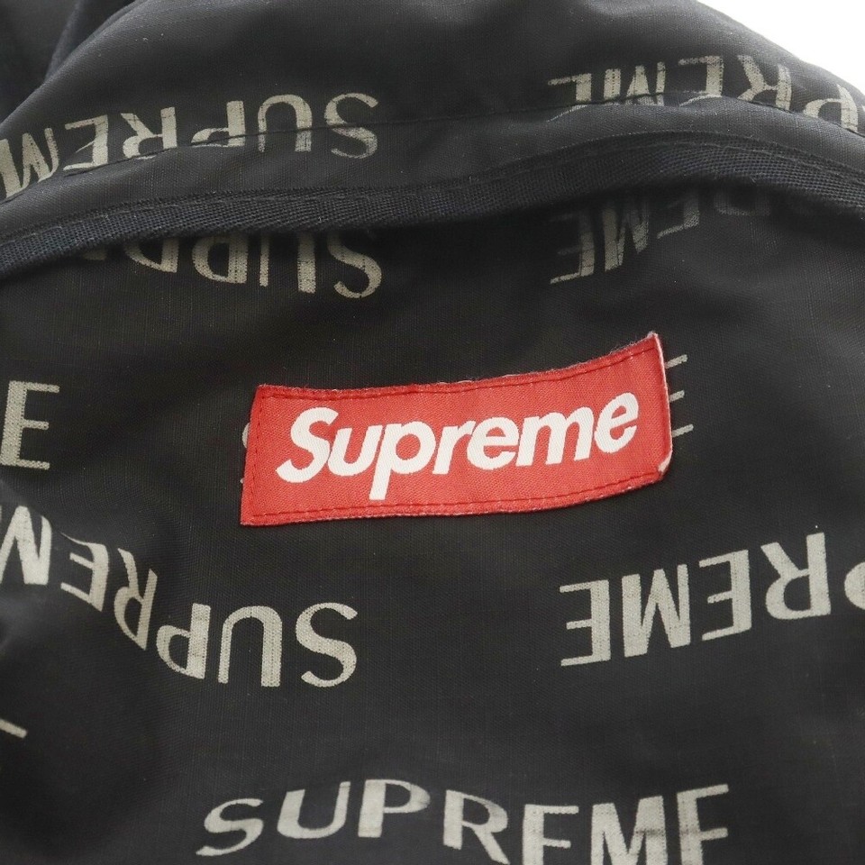 SUPREME 16AW 3M Reflective Repeat Backpack Black eBay