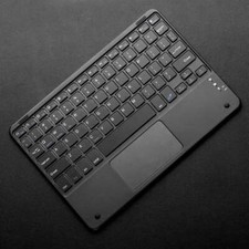 10-inch Portable Rechargeable Bluetooth Ultra-thin Keyboard Touchpad,76 Keys,For