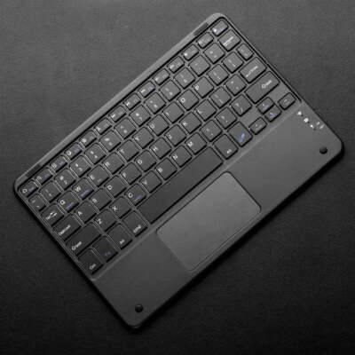 10-inch Portable Rechargeable Bluetooth Ultra-thin Keyboard Touchpad,76 Keys,For