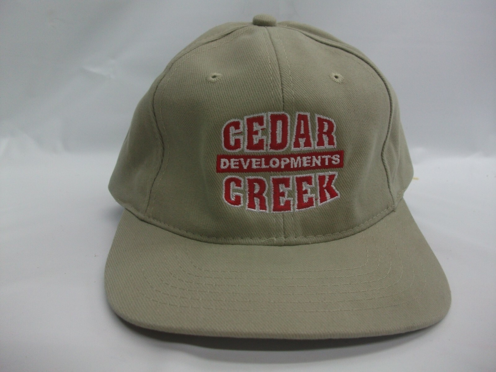 Cedar Creek Developments Hat Beige Strapback Base… - image 2