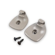 2000-2005 Dodge Neon Sun Visor Mount Hook Clip Set Pair Beige Wscrews 2000-2005 Dodge Neon Sun Visor Mount Hook Clip Set Pair Beige Wscrews