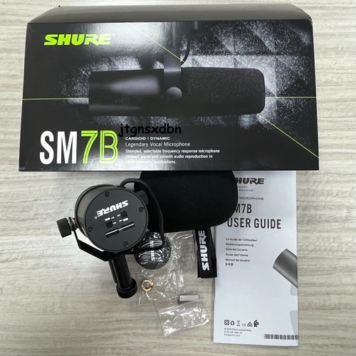 Neu Shure SM7B Dynamisches Vokalmikrofon mit Dunkelgrau-DE 2024 - Bild 2 von 15