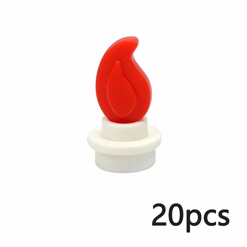 City Food Bonfire 7762 37775 Candle Flame part for Lego Sets