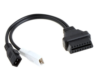 VAG Adapter For AUDI 2X2 OBD1 OBD2 Car Diagnostic Cable 2P+2P Fits Audi 2X2Pin