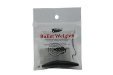 Bullet Weights Black Worm / Slip Sinkers 1/64oz to 1oz Packages NOS Clearance