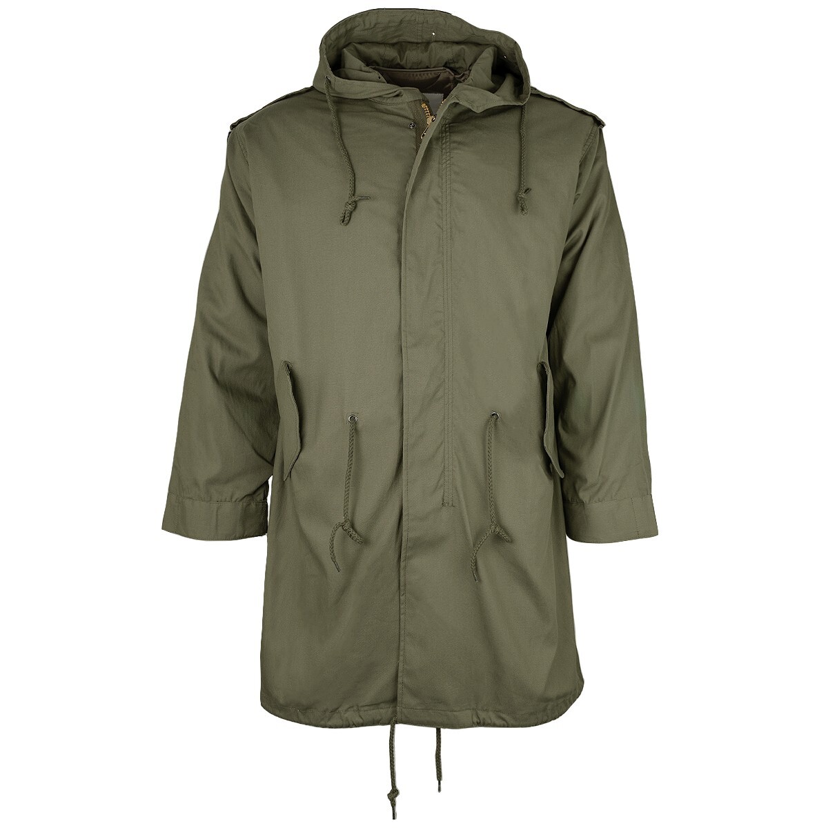Parka cola de pez Rothco M51 inspirada militar años 50 - color oliva - 100 % algodón - nueva
