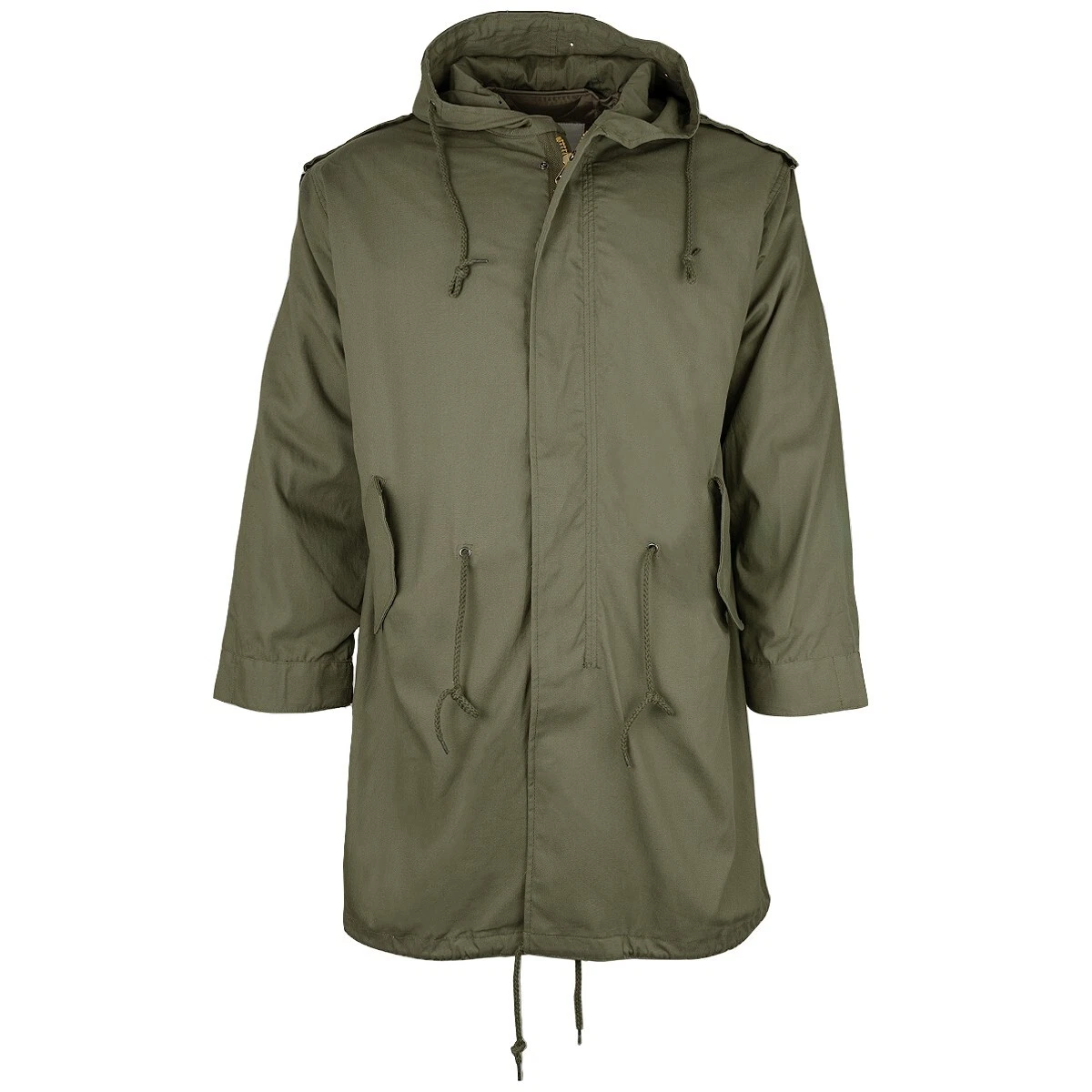 50's Military Inspired Rothco M51 Fishtail Parka - Olive Drab- 100% Cotton- New