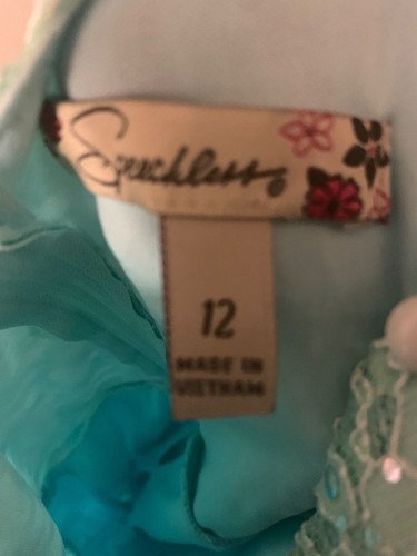 Easter Dress Spring Dress Speechless girls sz 12 very good condition smoke free - Picture 2 of 9