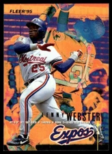 1995 Fleer #362 Lenny Webster Montreal Expos