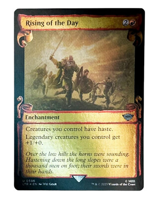 MTG | Rising of the Day | The Lord of the Rings | Silver-Foil | NM | EN