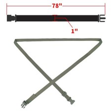 78" x 1" Strap Buckle Packing Straps Adjustable 1-Inch Belt Green 4-PCS