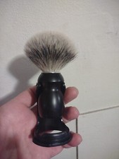 Boti Brush 20mm Badger And Wood Shave Brush With An ABS Plastic Stand