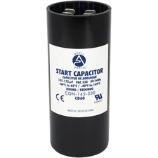 Appli Parts Motor Start Capacitor 145-175 Mfd microfarads uF 330 VAC Universa...