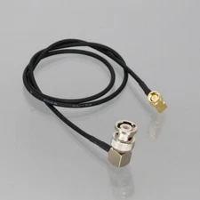 RF Cable BNC male Elbow to SMA plug 90 angle RG174 6"~10FT for ham radio antenna