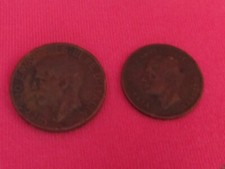 ITALIAN COINS - VITTORIA EMANUELE III RE D ITALIA 1906 R 2 CENTISIMI & 1921 10 C