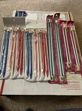 Lot Of 10 Pair Susan Bates Single Point Knitting Needles