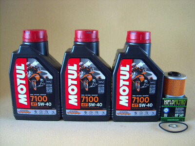 Motul 7100 5W40 Öl+Ölfilter MV AGUSTA 800 Brutale- F3- Rivale- Dragster-Stradale