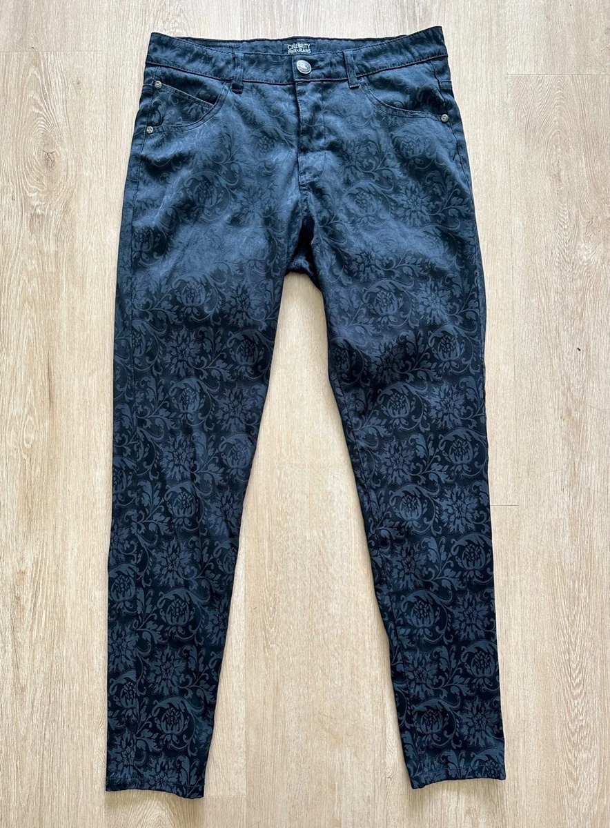 Black celebrity sale pink jeans