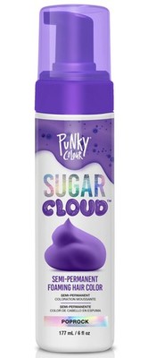 Punky Sugar Cloud Semi-Permanent Foam Hair 6 Fl Oz (Pack of 1), Poprock 