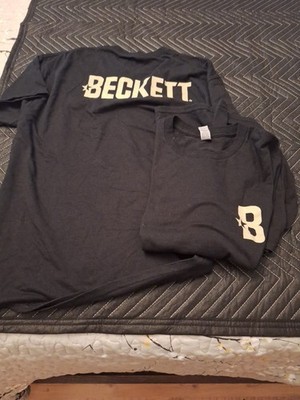 Gildan Beckett Collectibles Men s Black T-Shirts Size XL Logo Graphic Back Lot 2