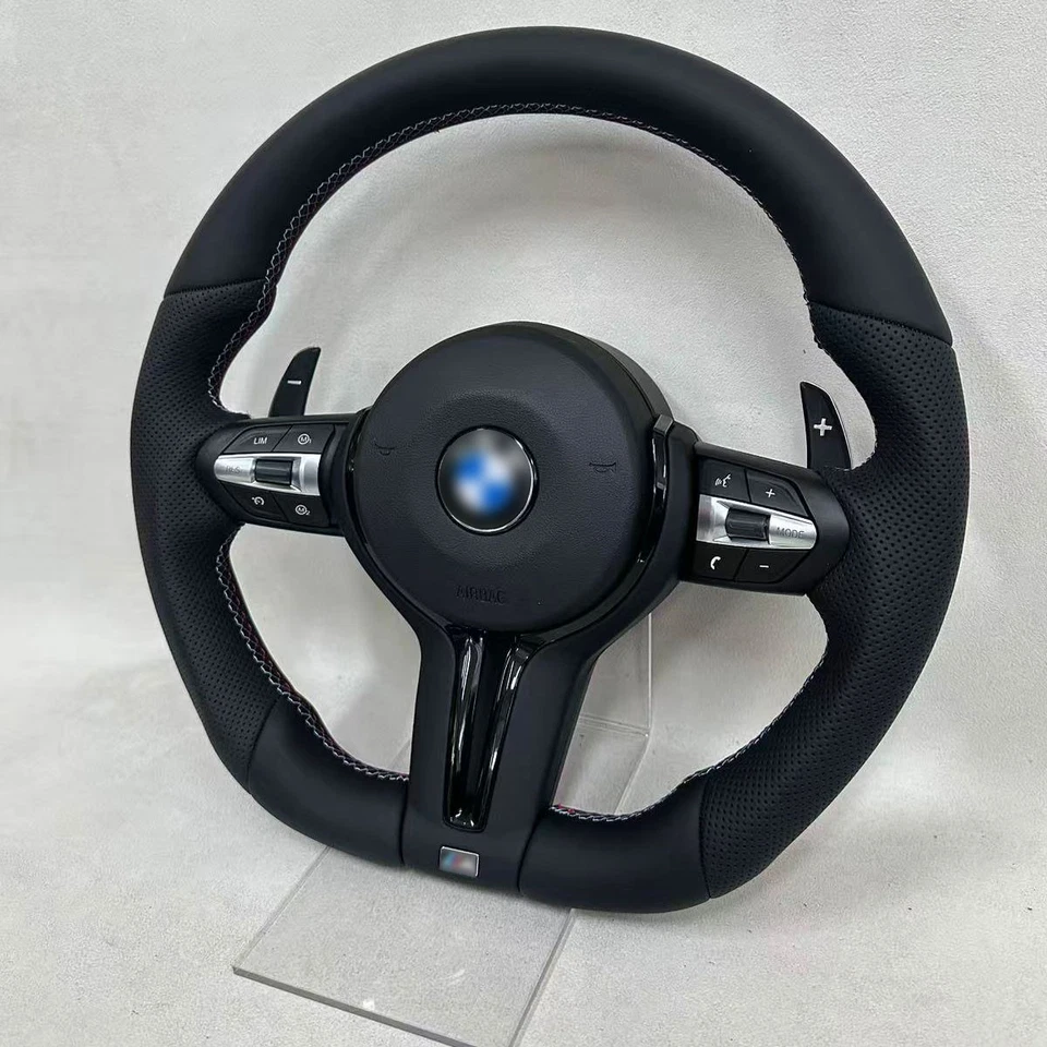 Flat Bottom Steering Wheel For BMW Custom F Series F20 F22 F30 F32 F36 M2 M3 M4 - Image 4 of 4